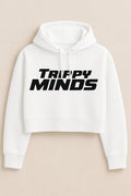 Trippy Minds Crop Hoodie
